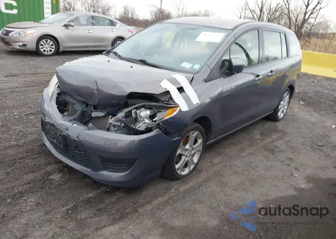 2010 Mazda Mazda5 Sport из США, поврежденный, VIN JM1CR2WLXA0370650